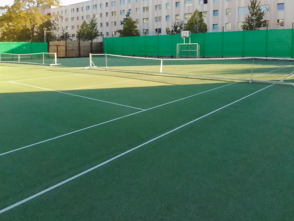 Tennisplatze draußen